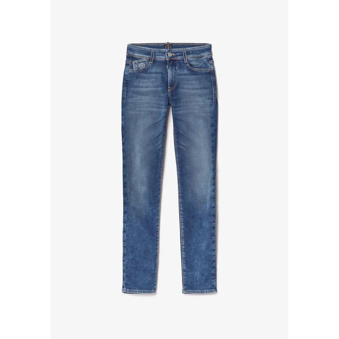 Jeans garçon, slim BLUE JOGG, longueur 34 bleu en coton