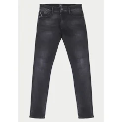Jeans garçon, slim power skinny, longueur 34 noir