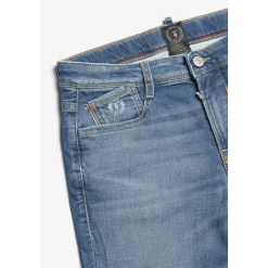 Jeans garçon, slim vintage BLUE JOGG Maxx, longueur 34 bleu en coton
