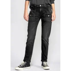Jeans Gini 200/43 boyfit noir N°1 en coton