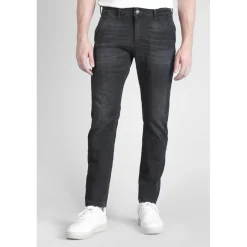 Jeans Homme chino DEJEAN noir en coton