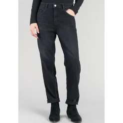 Jeans loose, large 400/60 girlfriend, longueur 34 bleu en coton Blair