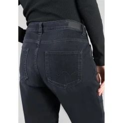 Jeans loose, large 400/60 girlfriend, longueur 34 bleu en coton Blair
