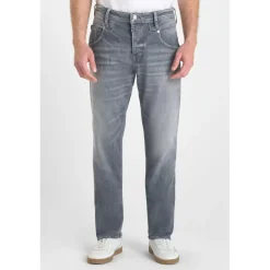 Jeans loose, large 800/60 loose , longueur 34 gris Cleo en coton