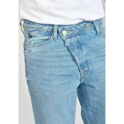 Jeans loose, large 1998, 7/8ème bleu en coton Amos