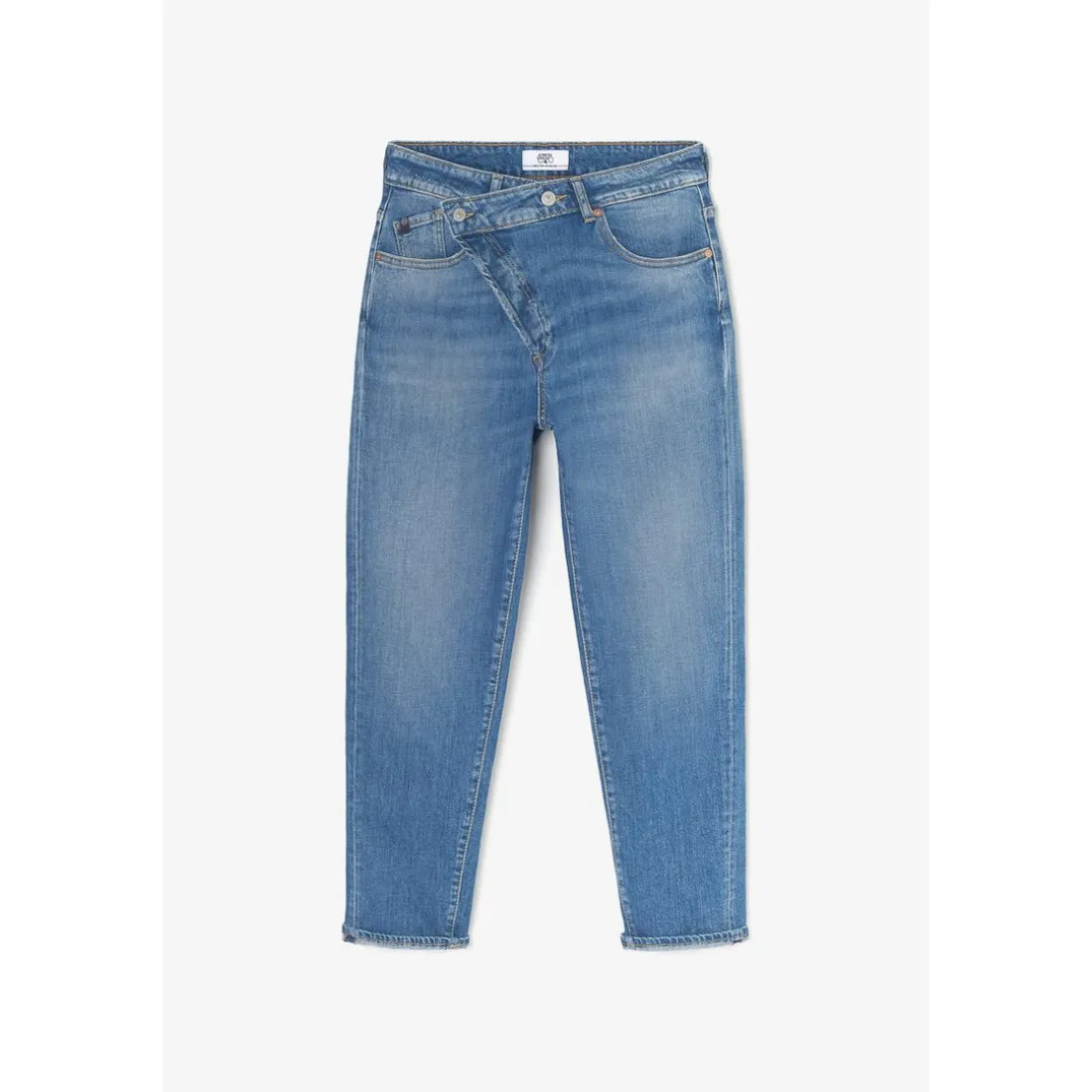 Jeans loose, large cosy, 7/8ème bleu Fawn