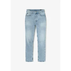 Jeans loose, large HOBO, longueur 34 bleu en coton Wynn