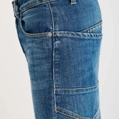 Jeans loose, large NOAH, longueur 34 bleu Mo