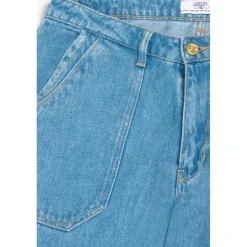 Jeans loose, large VICTORIA, longueur 34 bleu Agnes