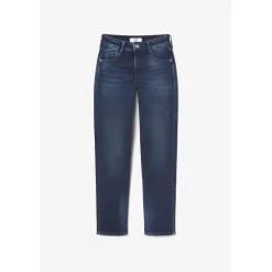 Jeans mom - Bleu en coton