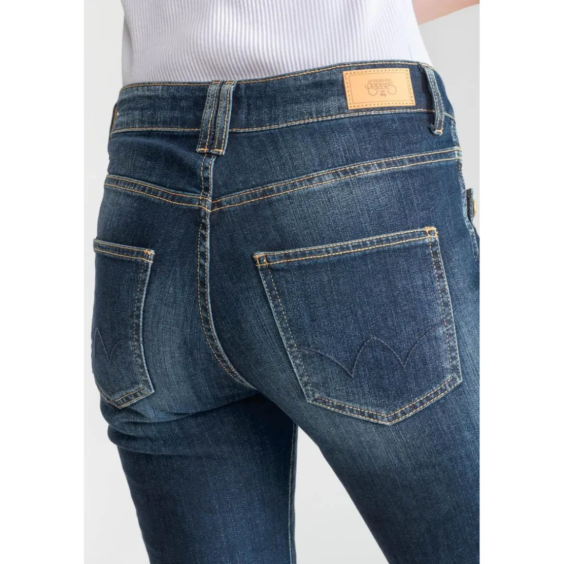 Jeans mom 400/18, 7/8ème bleu Lia