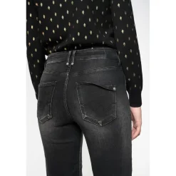 Jeans mom 400/18, 7/8ème noir