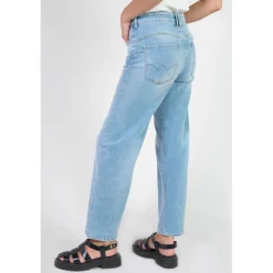 Jeans push-up regular, droit taille haute PULP, 7/8ème bleu Lana