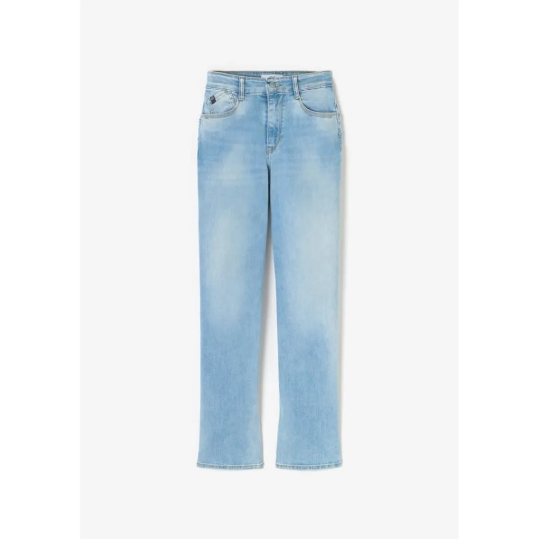Jeans push-up regular, droit taille haute PULP, 7/8ème bleu Lana