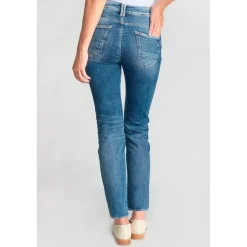 Jeans push-up regular, droit taille haute PULP, 7/8ème bleu Esme