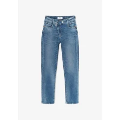 Jeans push-up regular, droit taille haute PULP, 7/8ème bleu Esme