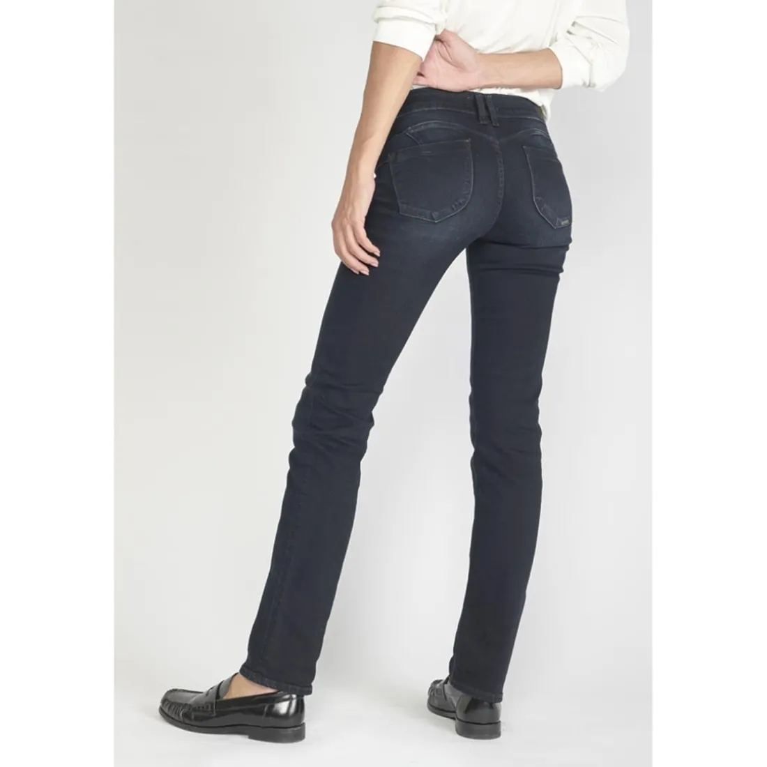Jeans push-up regular, droit PULP, longueur 34 bleu Vox