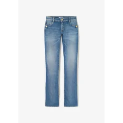 Jeans push-up regular, droit PULP, longueur 34 bleu Faye