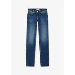 Jeans push-up regular, droit PULP, longueur 34 bleu Lucy en coton