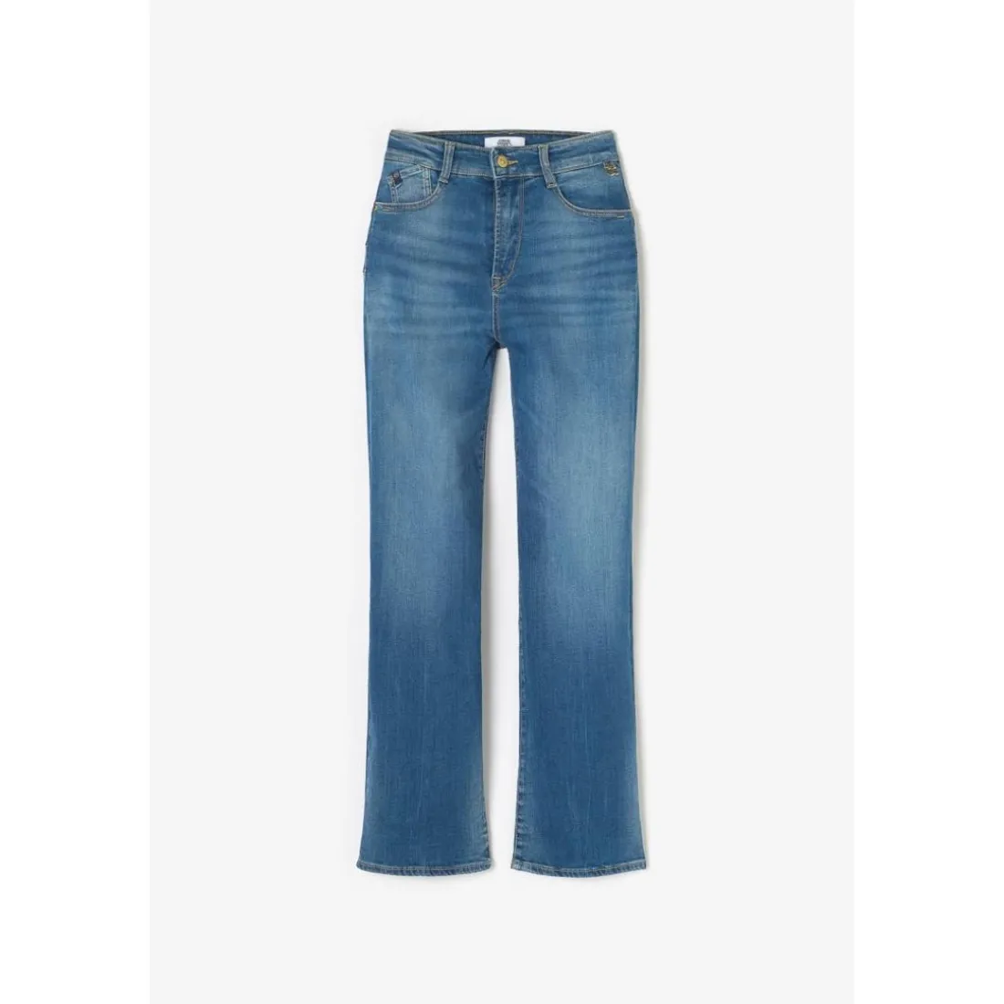 Jeans push-up regular, droit taille haute PULP, 7/8ème bleu Julia