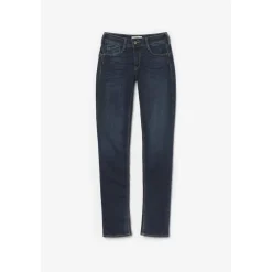 Jeans push-up regular, droit PULP, longueur 34 bleu en coton Gigi