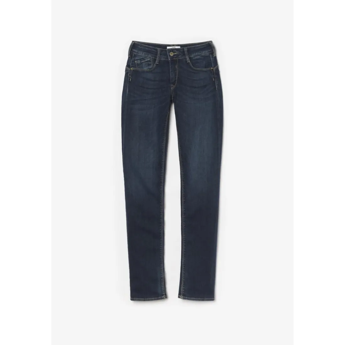 Jeans push-up regular, droit PULP, longueur 34 bleu en coton Gigi