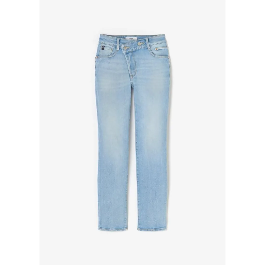 Jeans push-up regular, droit taille haute PULP, 7/8ème bleu Rose