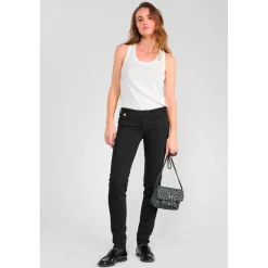 Jeans push-up slim PULP, longueur 34 noir Sam en coton