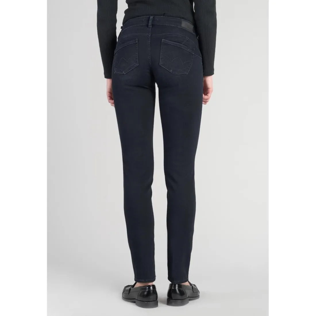 Jeans push-up slim PULP, longueur 34 bleu en coton Lena
