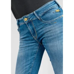 Jeans push-up slim PULP, longueur 34 bleu Ione