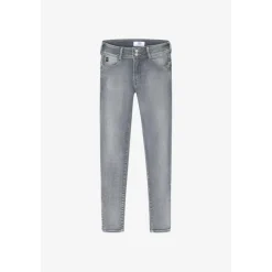 Jeans push-up slim PULP, 7/8ème gris Vox en coton