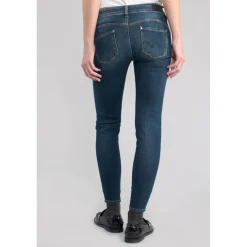 Jeans push-up slim PULP, 7/8ème bleu en coton Molly