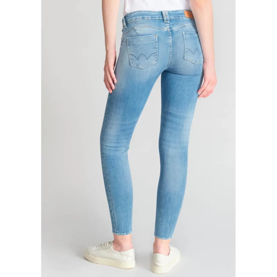 Jeans push-up slim PULP, 7/8ème bleu Ava