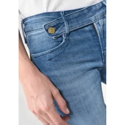 Jeans push-up slim PULP, 7/8ème bleu June