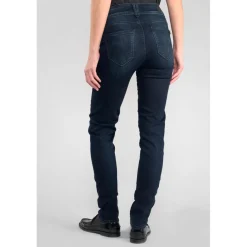 Jeans push-up slim taille haute PULP, longueur 34 bleu Tara en coton