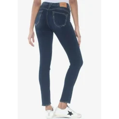 Jeans push-up slim taille haute PULP, longueur 34 bleu Ines