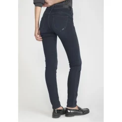 Jeans push-up slim taille haute PULP, longueur 34 bleu Meg