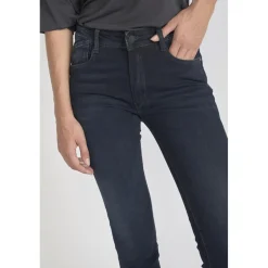 Jeans push-up slim taille haute PULP, longueur 34 bleu Meg