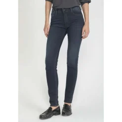 Jeans push-up slim taille haute PULP, longueur 34 bleu Meg