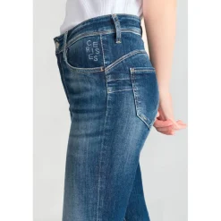 Jeans push-up slim taille haute PULP, longueur 34 bleu Nea