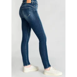 Jeans push-up slim taille haute PULP, longueur 34 bleu Nea