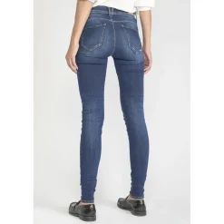 Jeans push-up slim taille haute PULP, longueur 34 bleu Jade