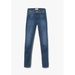 Jeans push-up slim taille haute PULP, longueur 34 bleu Jade