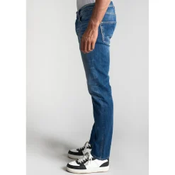 Jeans regular, droit 700/22, longueur 34 bleu en coton Zane