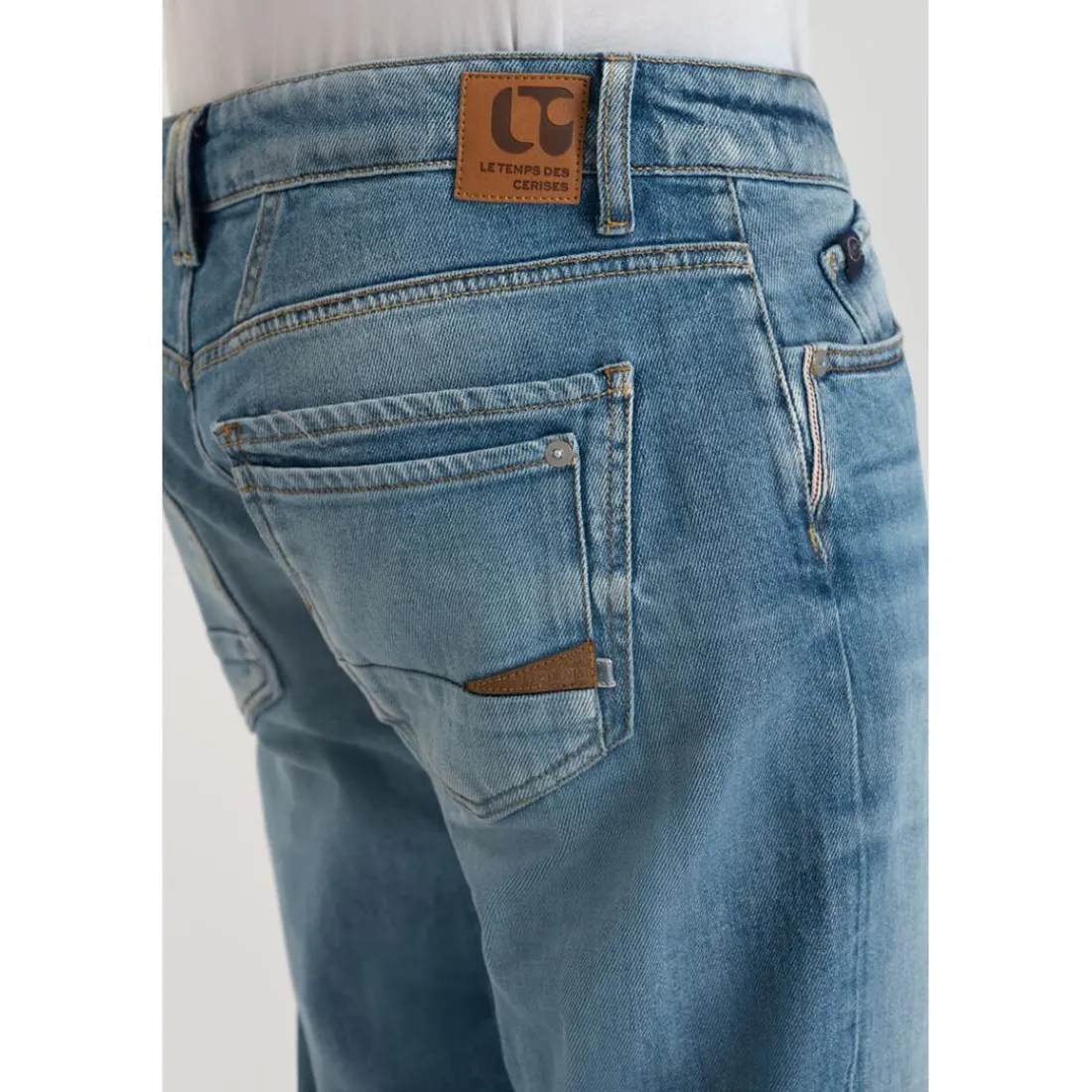 Jeans regular, droit 800/12, longueur 34 bleu Earl