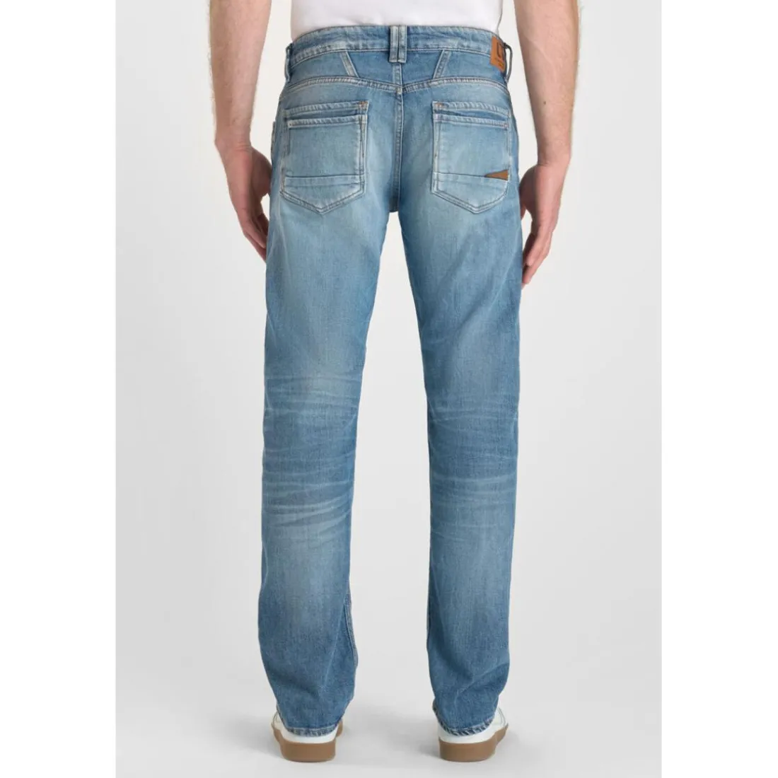 Jeans regular, droit 800/12, longueur 34 bleu Earl