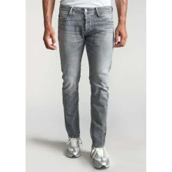 Jeans regular, droit 700/17, longueur 34 gris