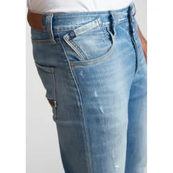 Jeans regular, droit 700/22, longueur 34 bleu en coton Cody