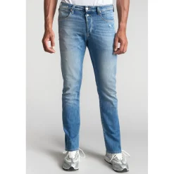 Jeans regular, droit 700/22, longueur 34 bleu en coton Cody