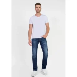 Jeans regular, droit 800/12, longueur 34 bleu Elijah